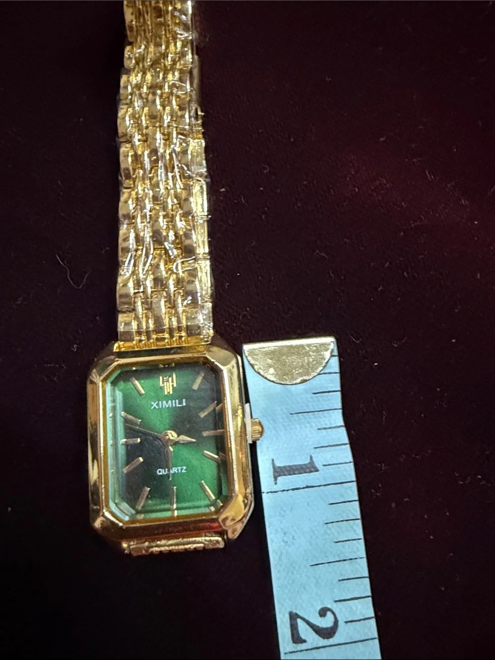 🆕‎ Gold & green new watch adjustable band